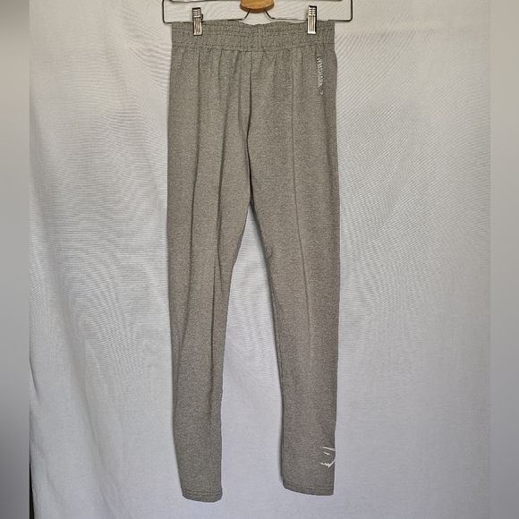 Gymshark Ark Jersey Leggings Tights Heathered Gray Small S Full Length - Picture 2 of 8
